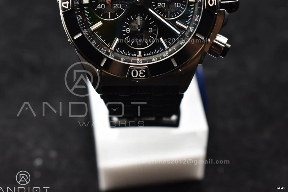 Dial Best 44mm Edition Green On B01 BLSF Robber Chronomat Bracelet 1:1 SS A7750 0113